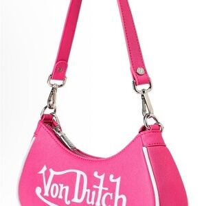 Von Dutch Hot Pink Shoulder Bag